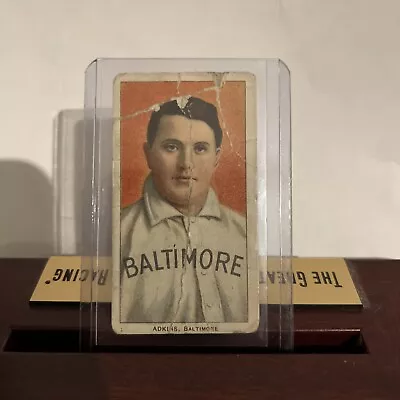 1909-11 T206 Doc Adkins Baltimore Orioles Polar Bear • $21.50