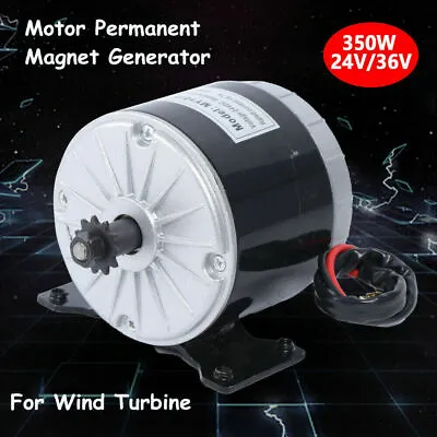 Permanent Magnet Low Noise Motor Large Torque High Speed DC For DIY Generator • £47.85