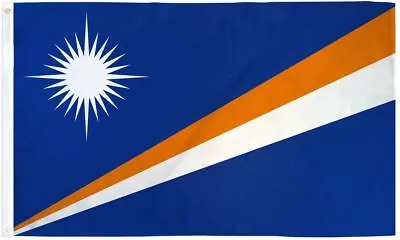  MARSHALL ISLANDS  Flag 3x5 Ft Polyester Banner Oceania Micronesia Republic Of • $13.96