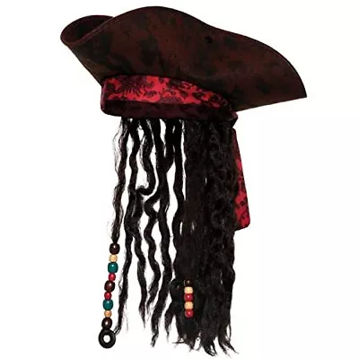 £42.97 • Buy UNDERWRAPS Adult Jack Sparrow Pirate Hat Halloween Costume Accessory