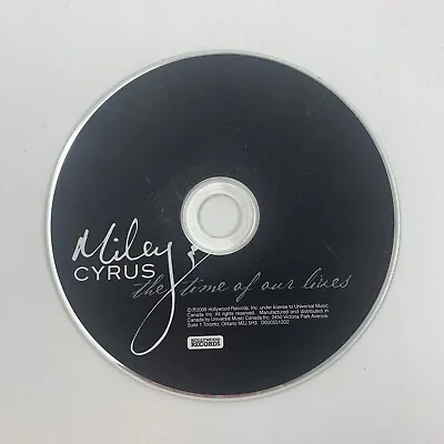 Disc Only - Miley Cyrus  The Time Of Our Lives  (2009) Pre-Owned CD • $2.56