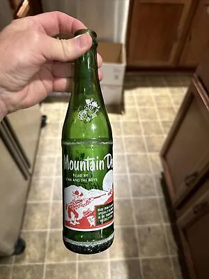 Rare Mountain Dew Green Soda Bottle Filled By Stan And The Boys • $19.99