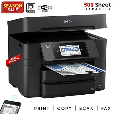 $278.99 • Buy Epson WorkForce Pro A4 Colour Inkjet Multifunction WiFi Printer Copy Scan Fax