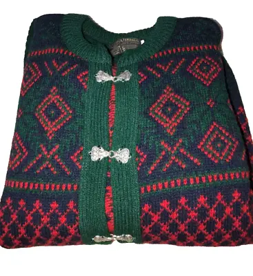 Vintage Viking Sportswear Pure Wool Made In Scotland Sweater XL • $45