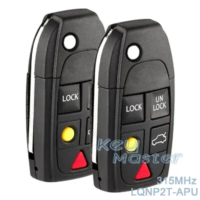 For VOLVO S60 S80 V70 XC70 XC90 2004-2015 Flip Keyless Remote Key Fob LQNP2T-APU • $63