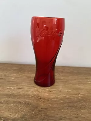 Rare Coca Cola Promotion Red Glass • £12