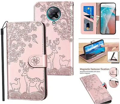 $6.95 • Buy Xiaomi Poco F2 Pro Embossed Pu Leather Wallet Case Deer