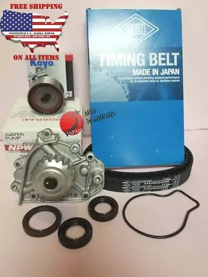 Timing Belt Kit + Water Pump JAPAN Integra 90-01 B18B1  CRV 97-01 B20B4 B20Z2 • $144.95