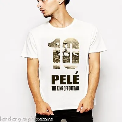 Soccer T Shirt Maradona Pele Football Argentina Brazil Neymar Ronaldo • $19.99