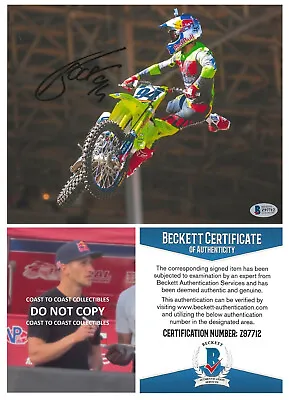 Ken Roczen Motocross Supercross Signed 8x10 Photo Proof Beckett COA Autographed) • $109.99