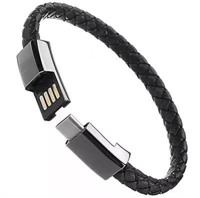 USB Fast Charge For IPhone Type C Micro Bracelet Leather • $7