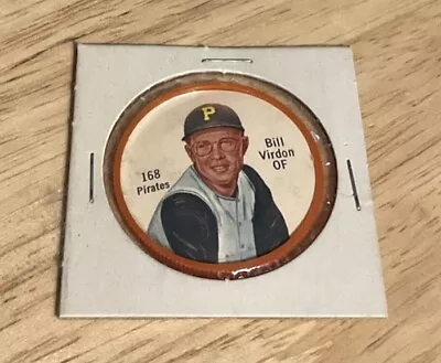 1962 Salada Tea Baseball Coin #168 Bill Virdon Pittsburgh Pirates • $15