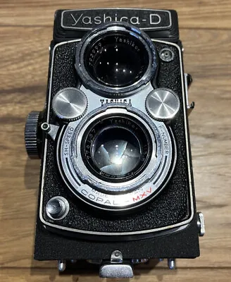 Yashica-D 6x6 TLR Fim Camera Yashikor 80mm F/3.5 COPAL MXV From Japan F NUMBER • £129.99