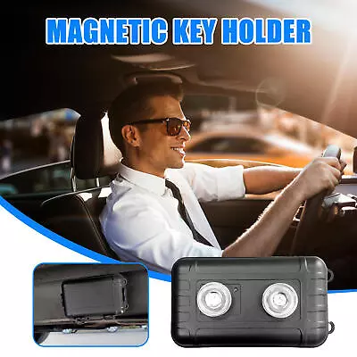 Hide Key Holder Magnetic Car Key Safe Emergency Key Box Secret Hide A Key Case • $15.17