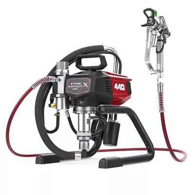 Titan Impact 440 3300 PSI 0.54 GPM Electric Skid Airless Sprayer Skid W/ Gun... • $1230