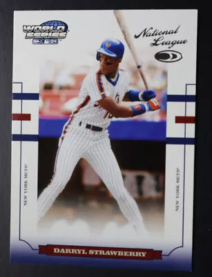 2004 Donruss World Series Silver Holofoil Darryl Strawberry #WS-111 • $4