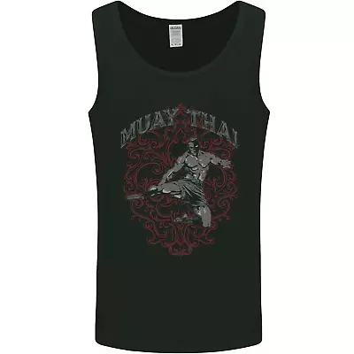 Muay Thai Fighter Warrior MMA Martial Arts Mens Vest Tank Top • £10.99