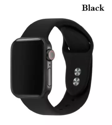 $5.69 • Buy Apple Watch IWatch Sports Band Strap All Series SE 38/40/41/42/44/45/49mm+Film
