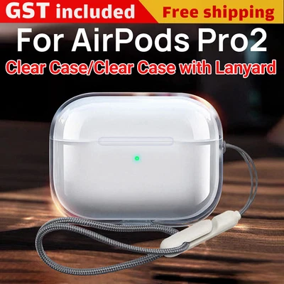 $6.49 • Buy Clear Case Holder Strap Lanyard For Airpods Pro 2 2022 3rd Cover Soft Waterproof