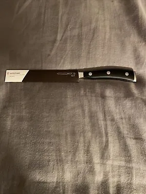 $100 • Buy Wusthof  Classic Ikon  Sausage Knife Black Color PEtec #4126/14cm 5''   
