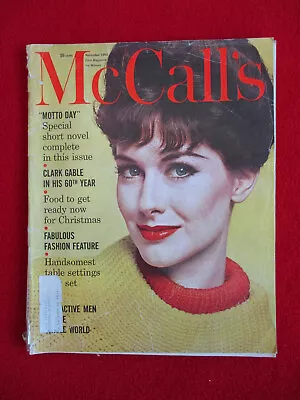 1960 November Mccall's Magazine -fashion Front Cover - E 5904 • $9