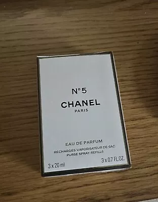 CHANEL N°5 Eau De Parfum Twist & Spray 3x20ml Refill • £89.99