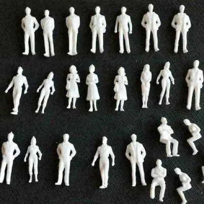 1:25/1:200DIY Scale Architecture White Model Figures T8N6 L6C0 Q2N1 People K9X1 • £5.20