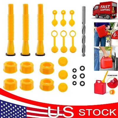 3-Kit Gas Can Nozzle Old Style Gas Can Spouts For Gasoline 1/2/5/10 Gallon • $13.99