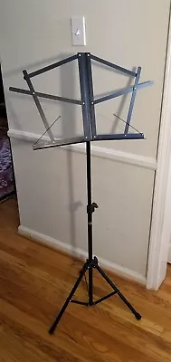 Musician's Friend Sheet/Book Music Stand Fully Adjustable Ex Condition FREE SHIP • $19.29