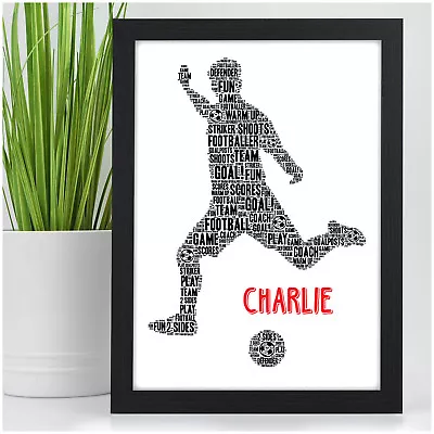 £13.95 • Buy PERSONALISED Birthday Christmas Gifts For Boys - Footballer Football Present