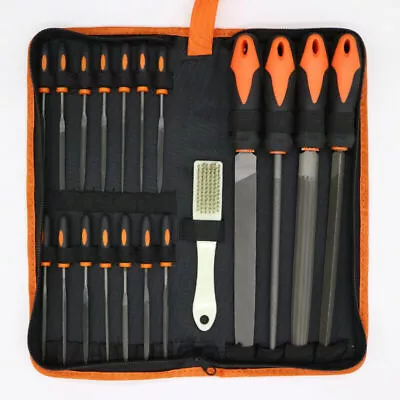 File Set19 Pcs Hand Metal File Drop Forged Alloy Steel File Set With Carry Case • $20.99