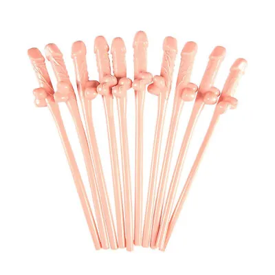 20x Hens Party Night Willy Dick Straw Penis Dicky Sexy Straws Bachelorette Straw • $11.69