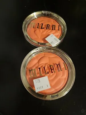 Lot Of 2 MILANI Rose Powder Blush 05 CORAL COVE 0.60oz SEALED  • $15.90