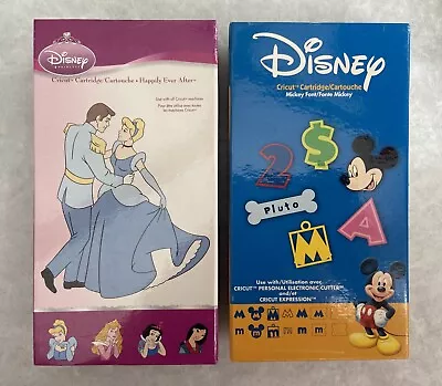 Cricut Cartridge Disney Happily Ever After & Mickey Font Cinderella Snow White + • $29.99