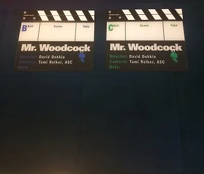 Mr. Woodcock Clapperboards Slates Movie Billy Bob Thornton Sarandon Poehler • $125.35