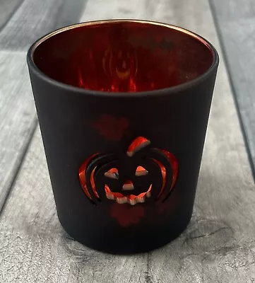 Yankee Candle Halloween Flickering Pumpkin Candle Votive Holder • £10.99