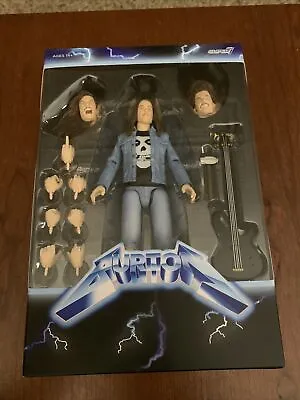 Cliff Burton - Metallica - Super7 Ultimates 7” Action Figure • $60