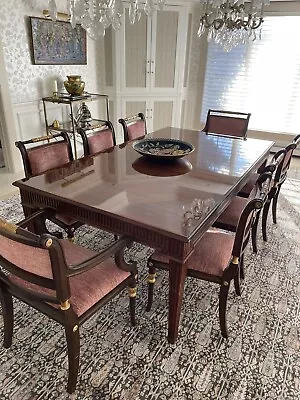 Dining Table Set 8 Chairs Used • $3150