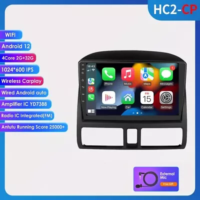2+32GB Android 12 Car Stereo GPS Navi Radio WIFI Player For Honda CRV 2001-2006 • $104.99