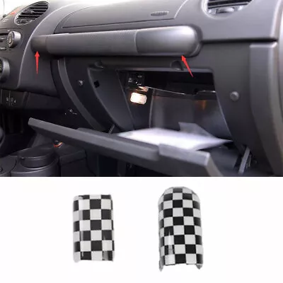 For VW Volkswagen Beetle 2003~2010 Black /White Grid Co~Pilot Dashboard Cover • $49