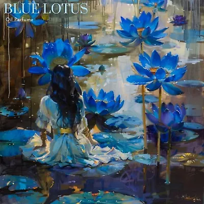 Blue Lotus Perfume Oil Natural And Organic Handmade. 100% Pure And Natural. • $19.99