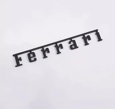 Ferrari  Rear  Badge Emblem Matte Black  1PC  New(fits Many) • $29.36