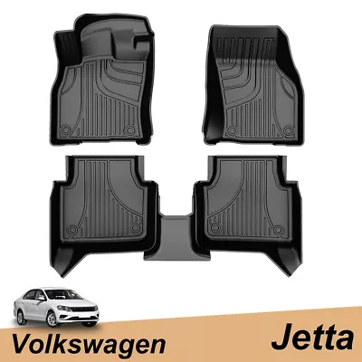 Car Floor Mats Liners Carpet For Volkswagen Jetta 2019-2024 Rubber All Weather • $89.99