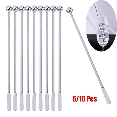 Stainless Steel Cocktail Stirrers Sticks For Wedding Party Bar Swizzle Drink • £5.40