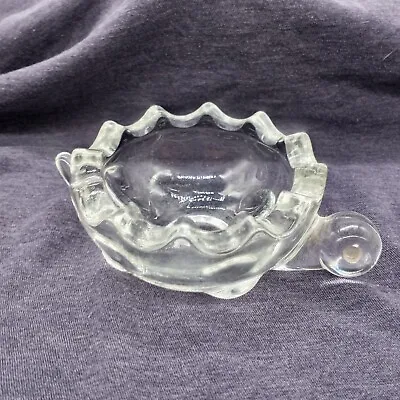 Vintage Anchor Clear Glass Turtle USA Candy Dish No Top Shell  • $6.79