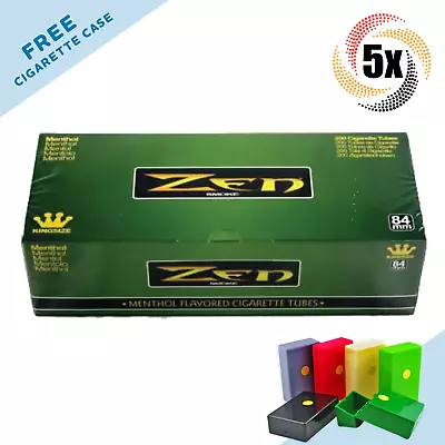 5x Boxes ZEN Cigarette Tubes Menthol King Size ( 1000 Tubes ) Cigarette RYO • $31.87