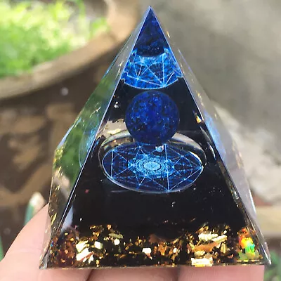 5*5*5cm Orgonite Pyramid   Ball，Chakra Energy Quartz Crystal Healing Reiki 1pc • $9.99