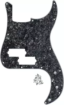 Professional Title:  FLEOR Precision Bass 4-String Pickguard In Black Pearl - Co • $21.98