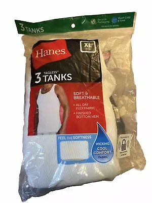 Hanes Men's Tanks (3) - White • $12