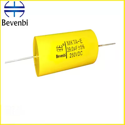 Bevenbi 100V~400V 0.1~100uF Axial MKT Audio Metallized Polyester Film Capacitor • $2.23